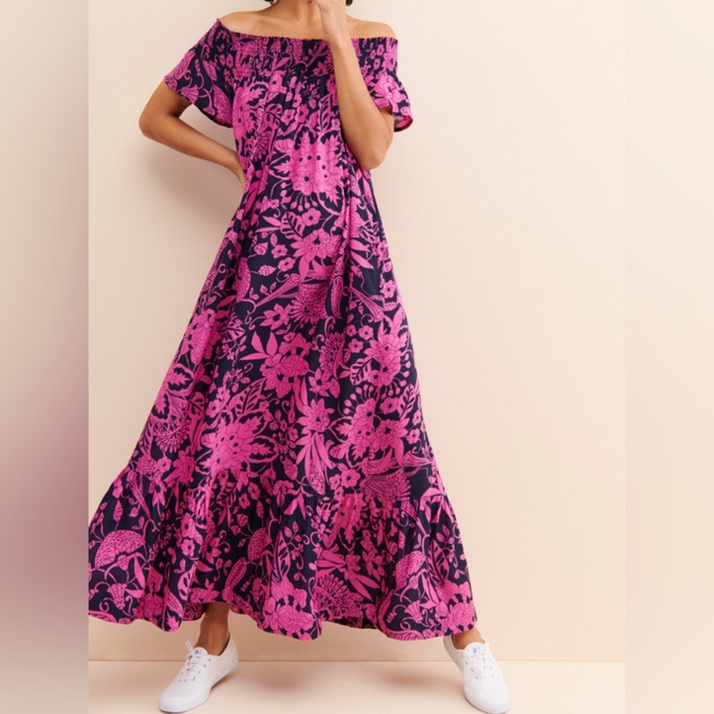 Anthropologie Arielle Maxi Dress Sz: Med